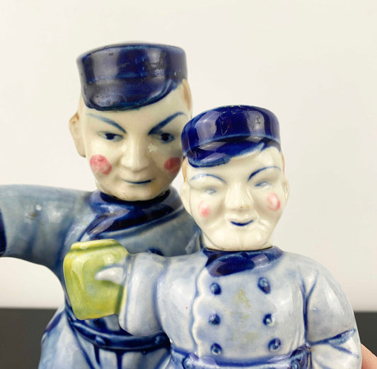 Ceramic Dutch Novelty Decanter Set