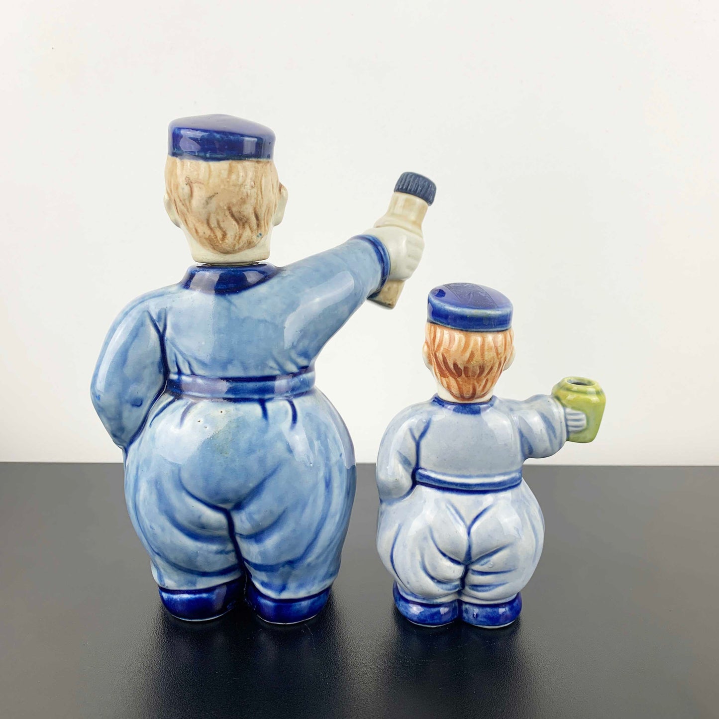 Ceramic Dutch Novelty Decanter Set