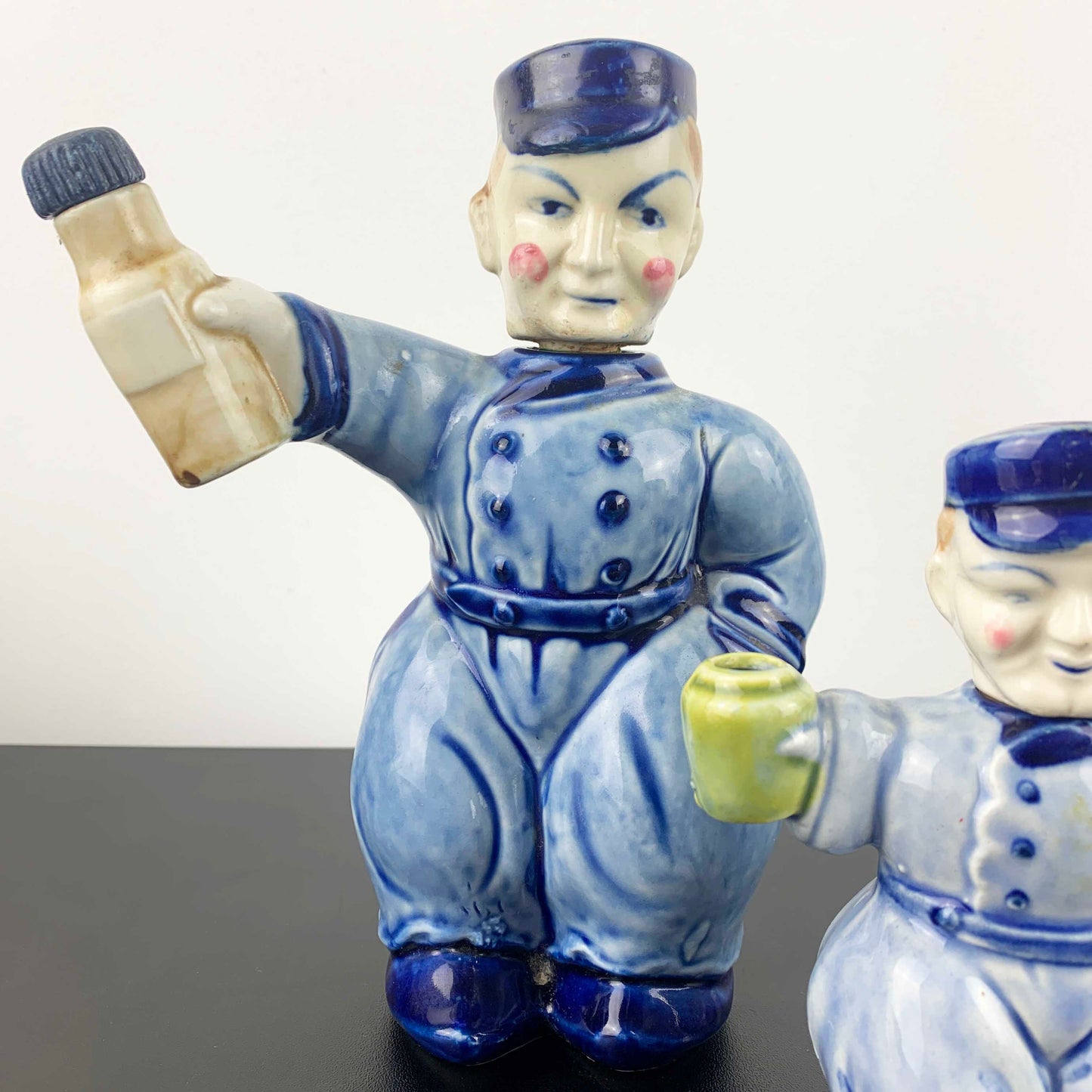 Ceramic Dutch Novelty Decanter Set