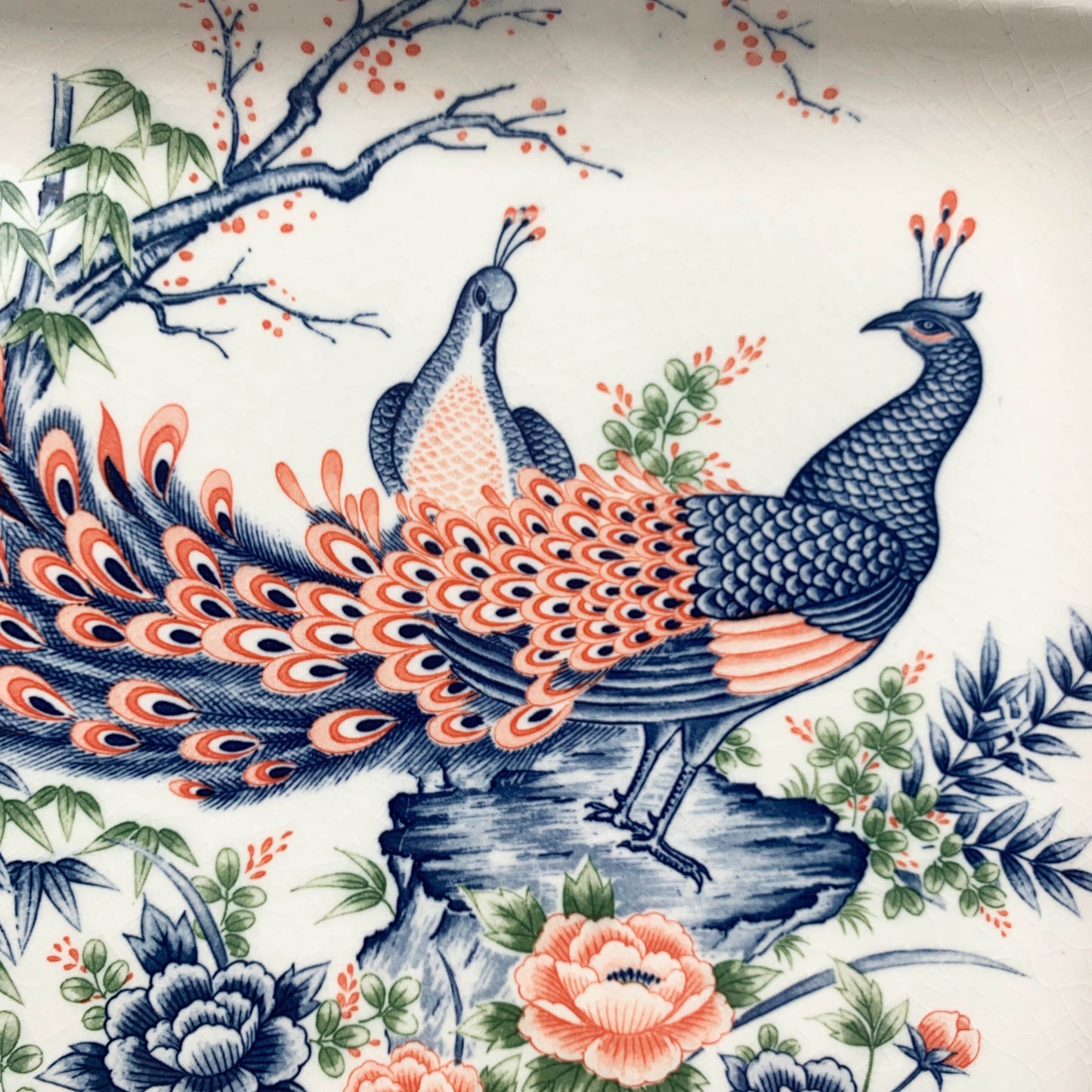 Peacock Dessert Serving Set