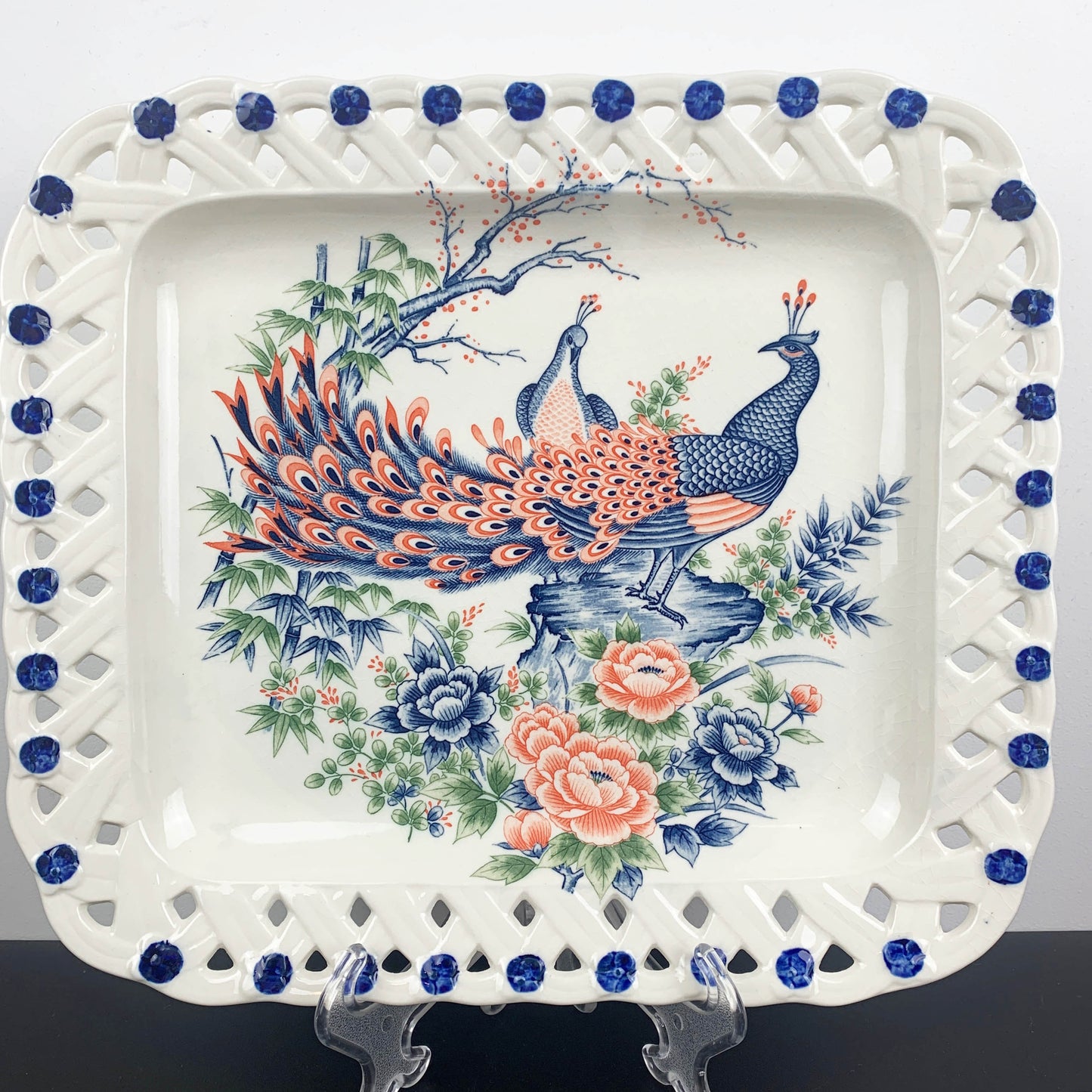 Peacock Dessert Serving Set
