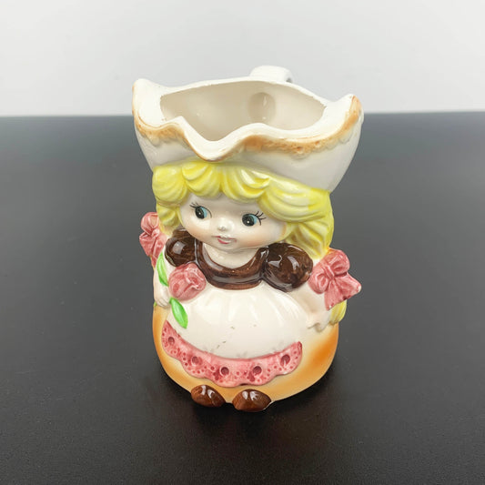 Miniature Dutch Girl Figural Jug
