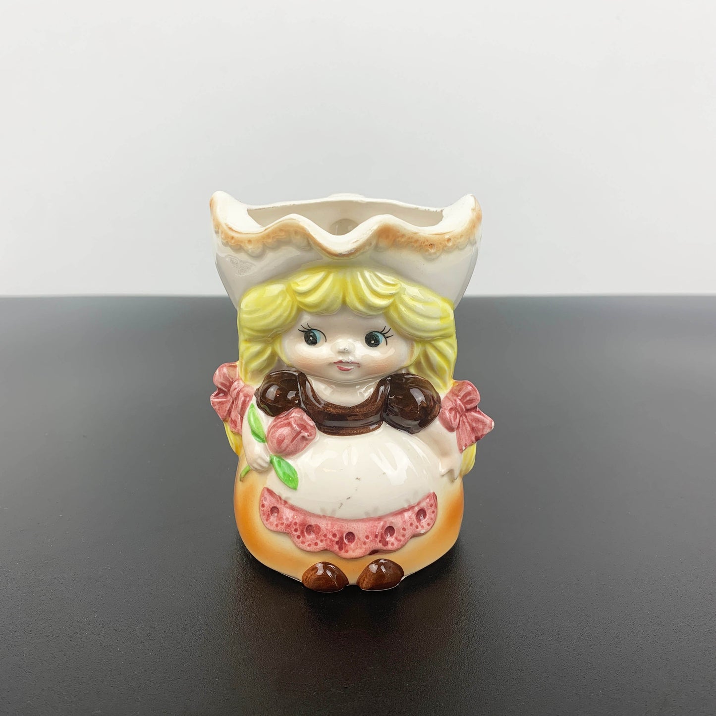Miniature Dutch Girl Figural Jug