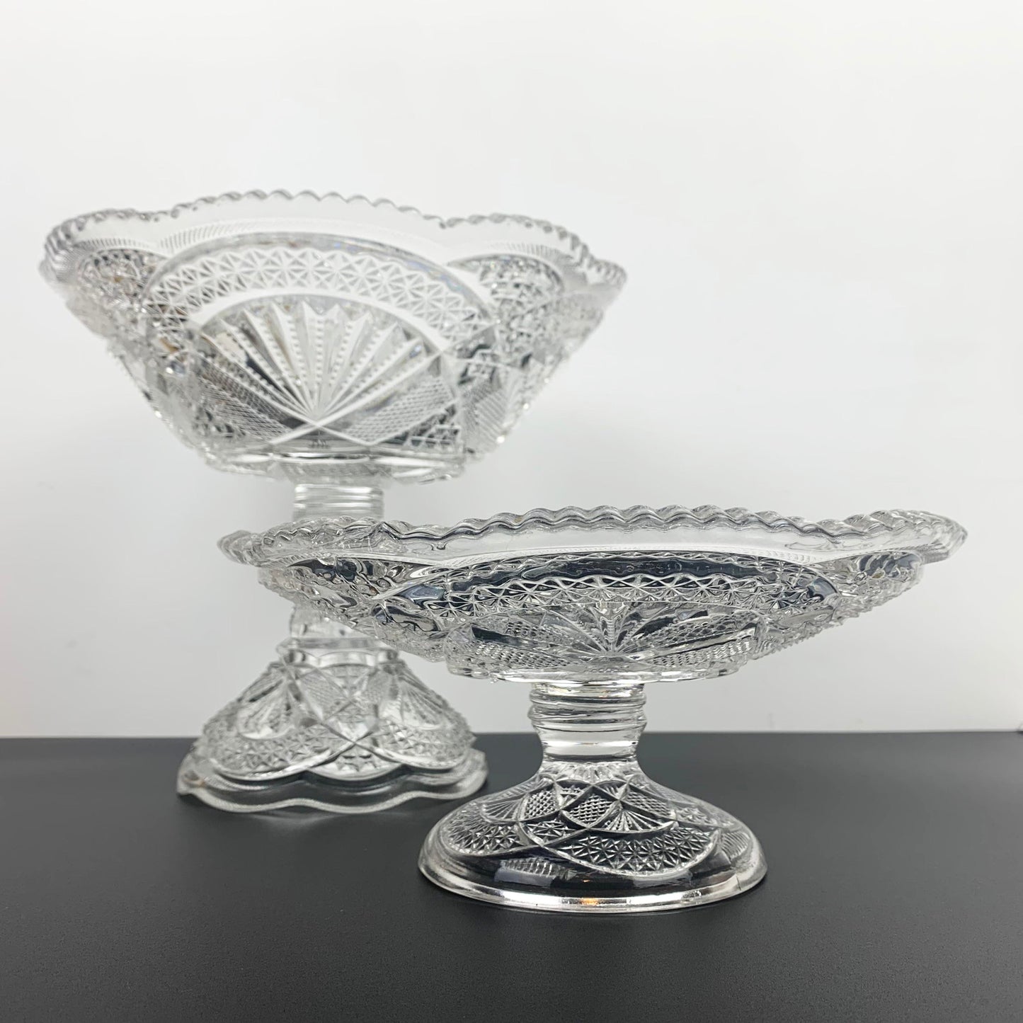 Early American 'Ada' Footed Bowls c.1898