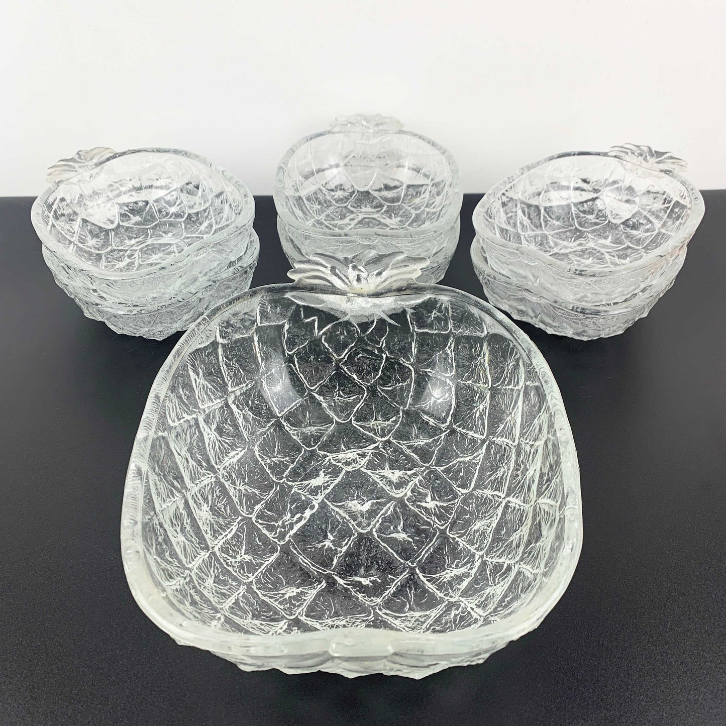 Pineapple Shaped Dessert Bowl Set