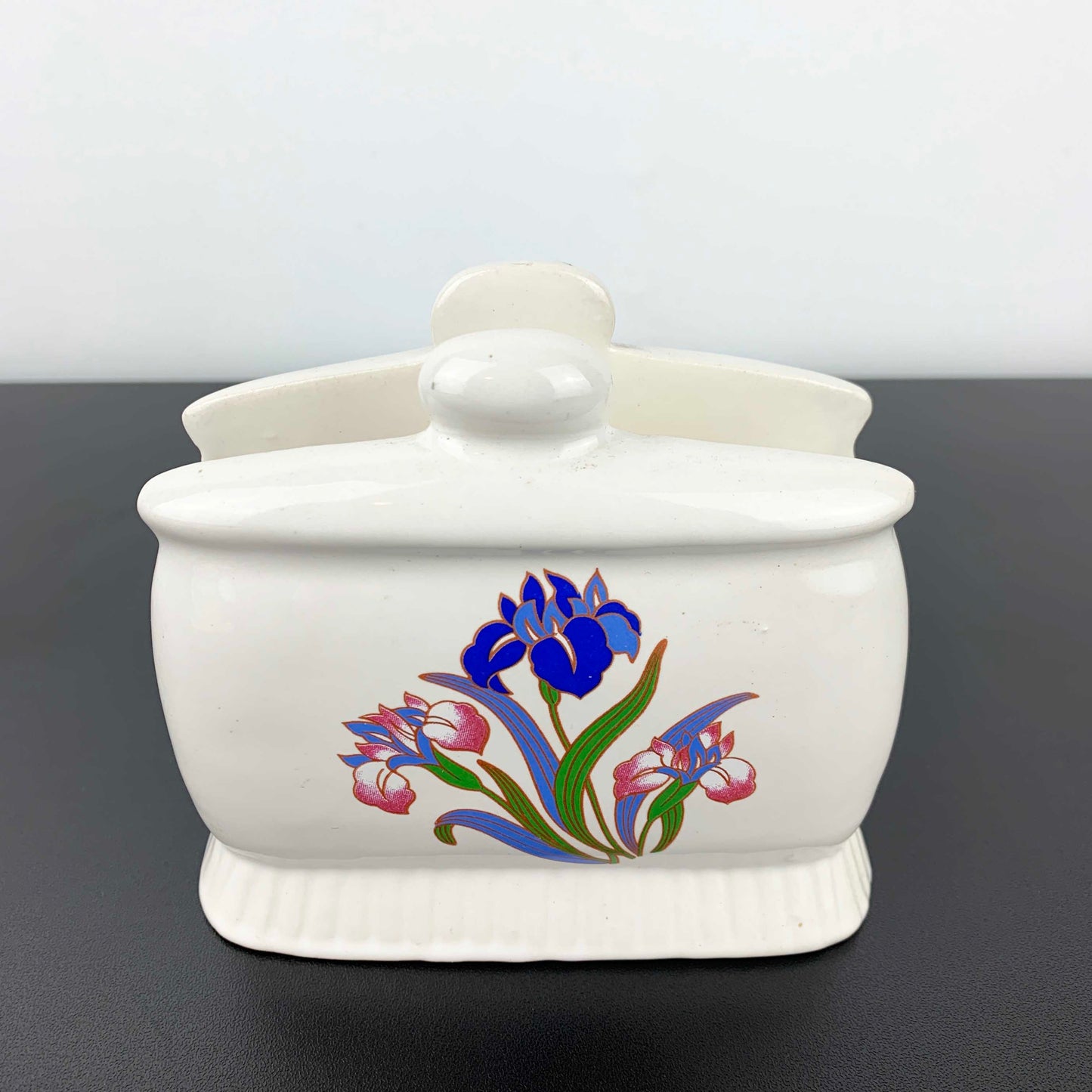 Iris Ceramic Napkin Holder
