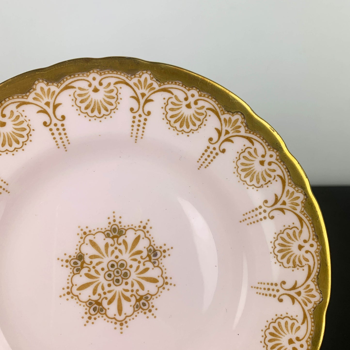Royal Tuscan (Wedgwood) Pink and Gold Trio
