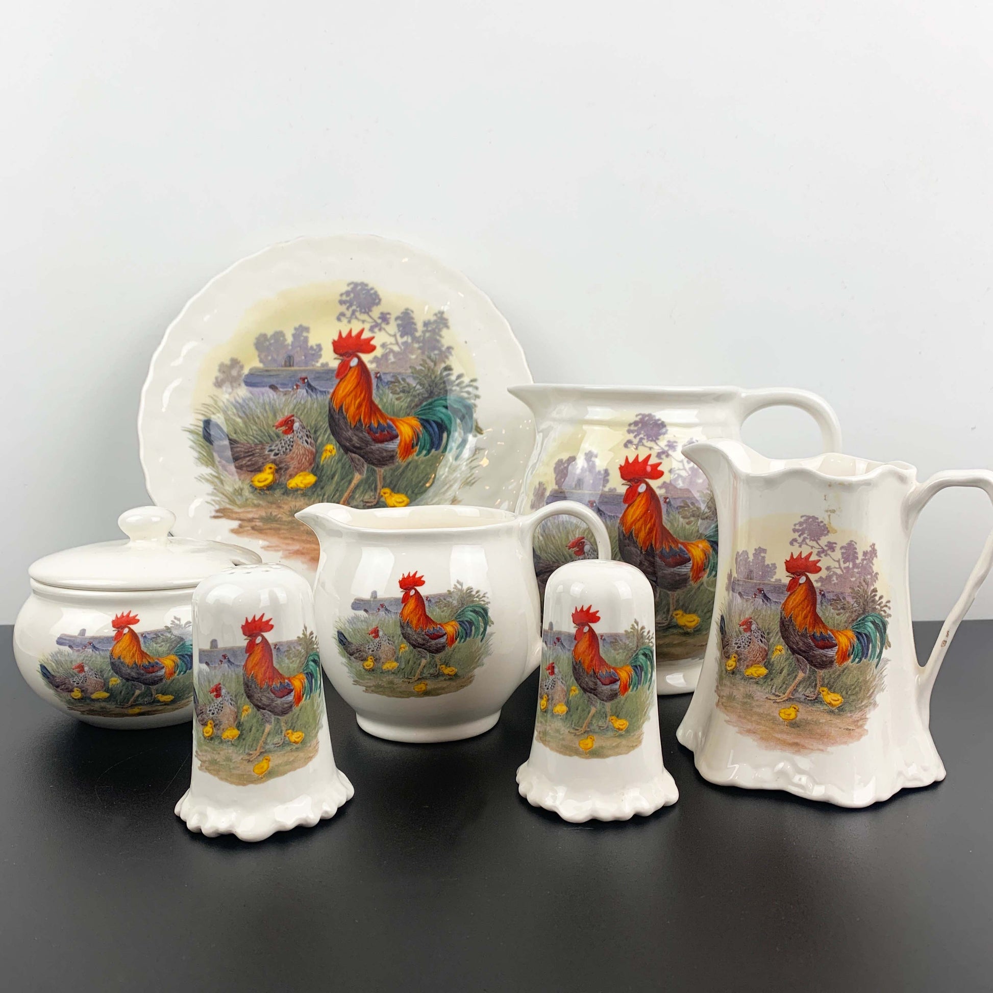 Rooster country style ceramic kitchenwares
