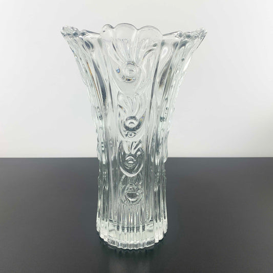 Borgonovo Italy decorative rose glass vase
