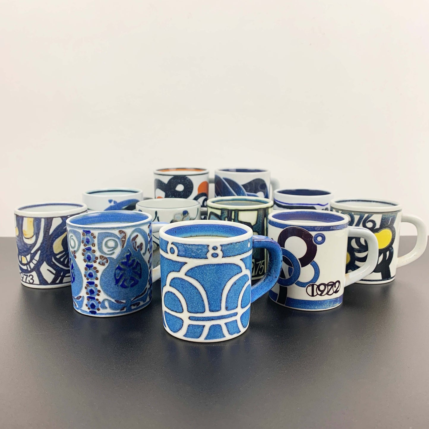 Royal Copenhagen Small Annual Year Mugs