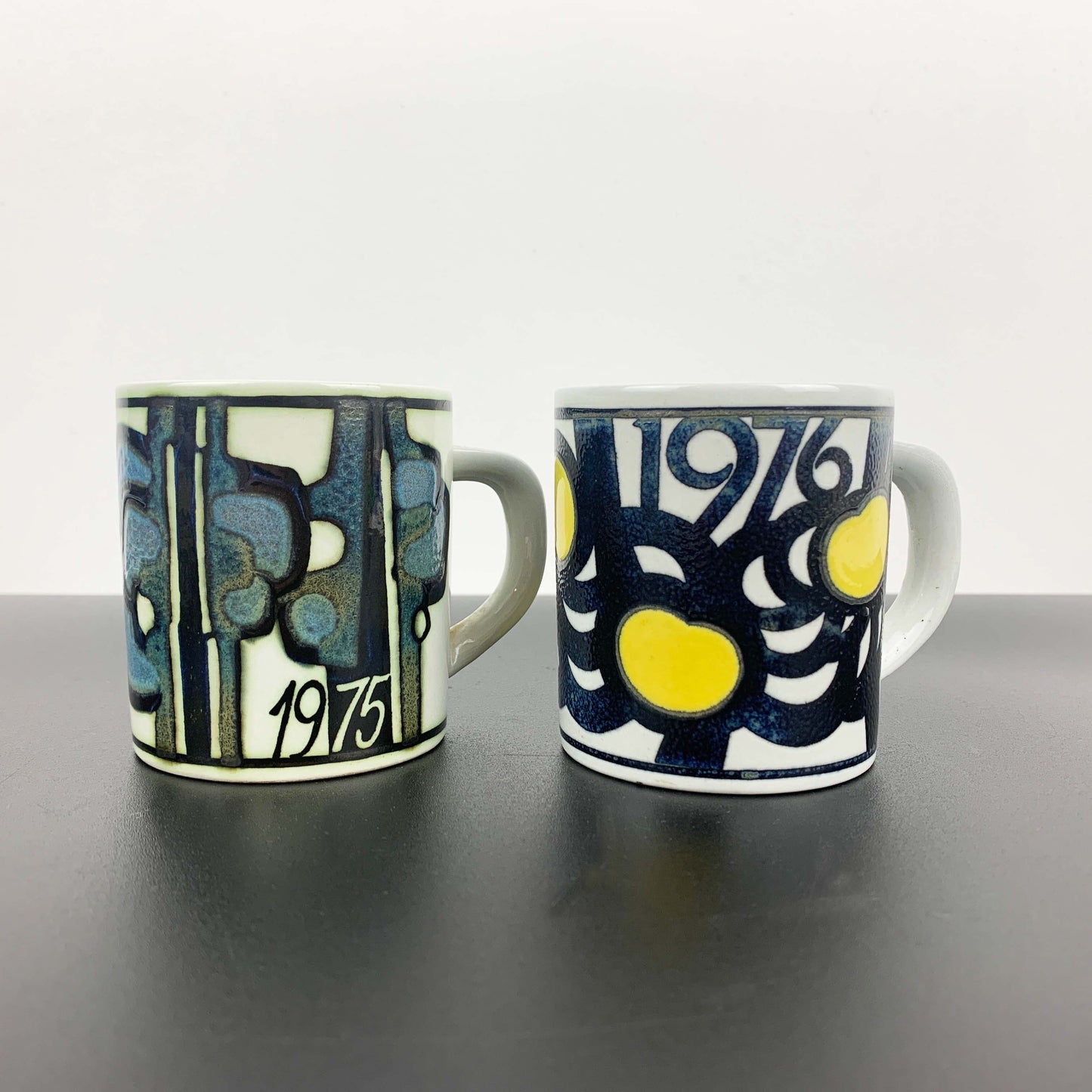 Royal Copenhagen Small Annual Year Mugs