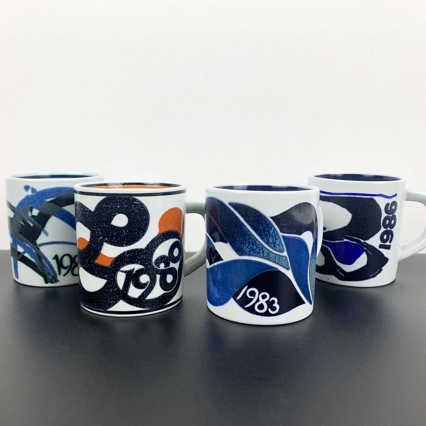 Royal Copenhagen Small Annual Year Mugs