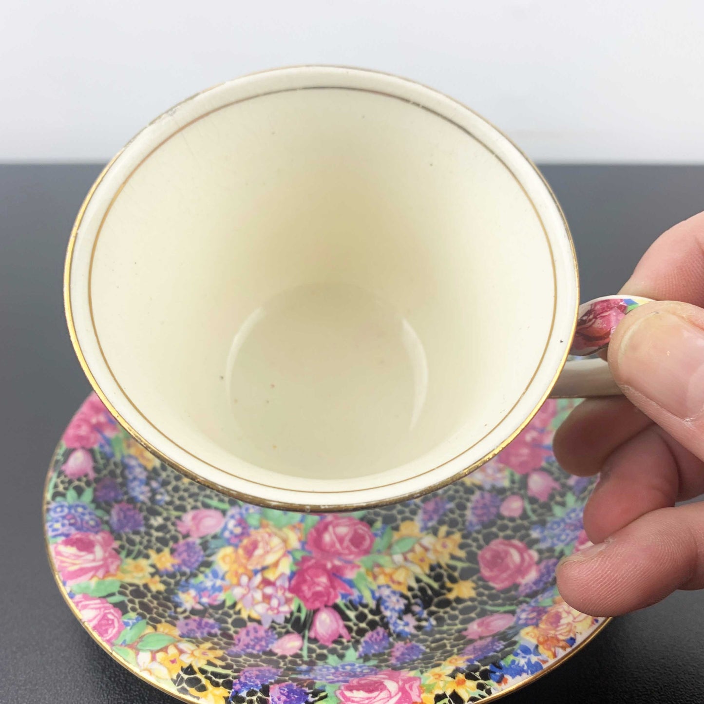 Royal Winton Grimwades 'Hazel' cup and saucer