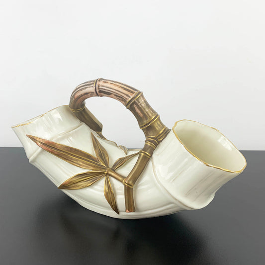 Royal Worcester Double-Ended Bamboo Vase c.1880s