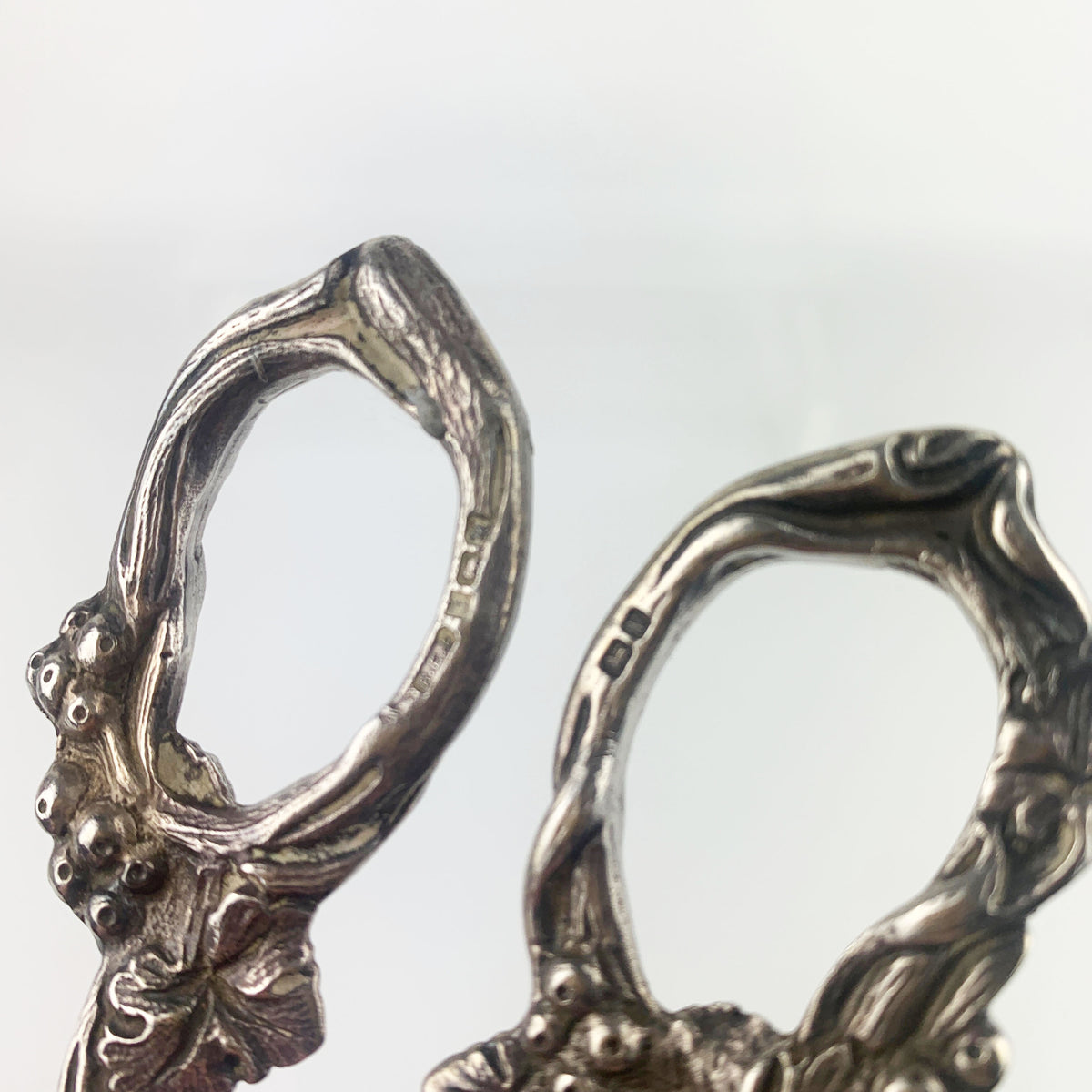 Sterling Silver Ornate Grape Scissors R. E. Porter Birmingham