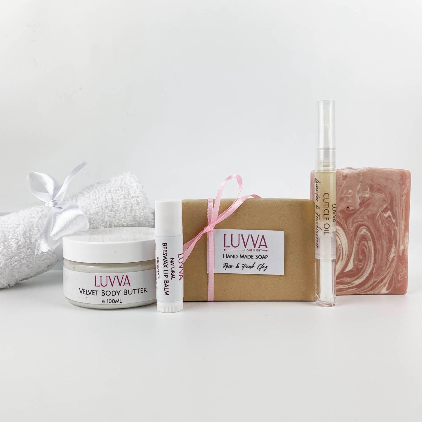 Skincare and Handmade Makeup Pouch Gift Set: Small