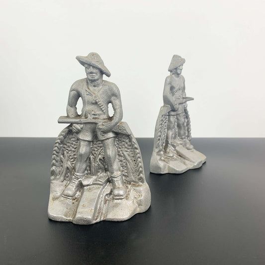 Australian WWII Soldier Bookends