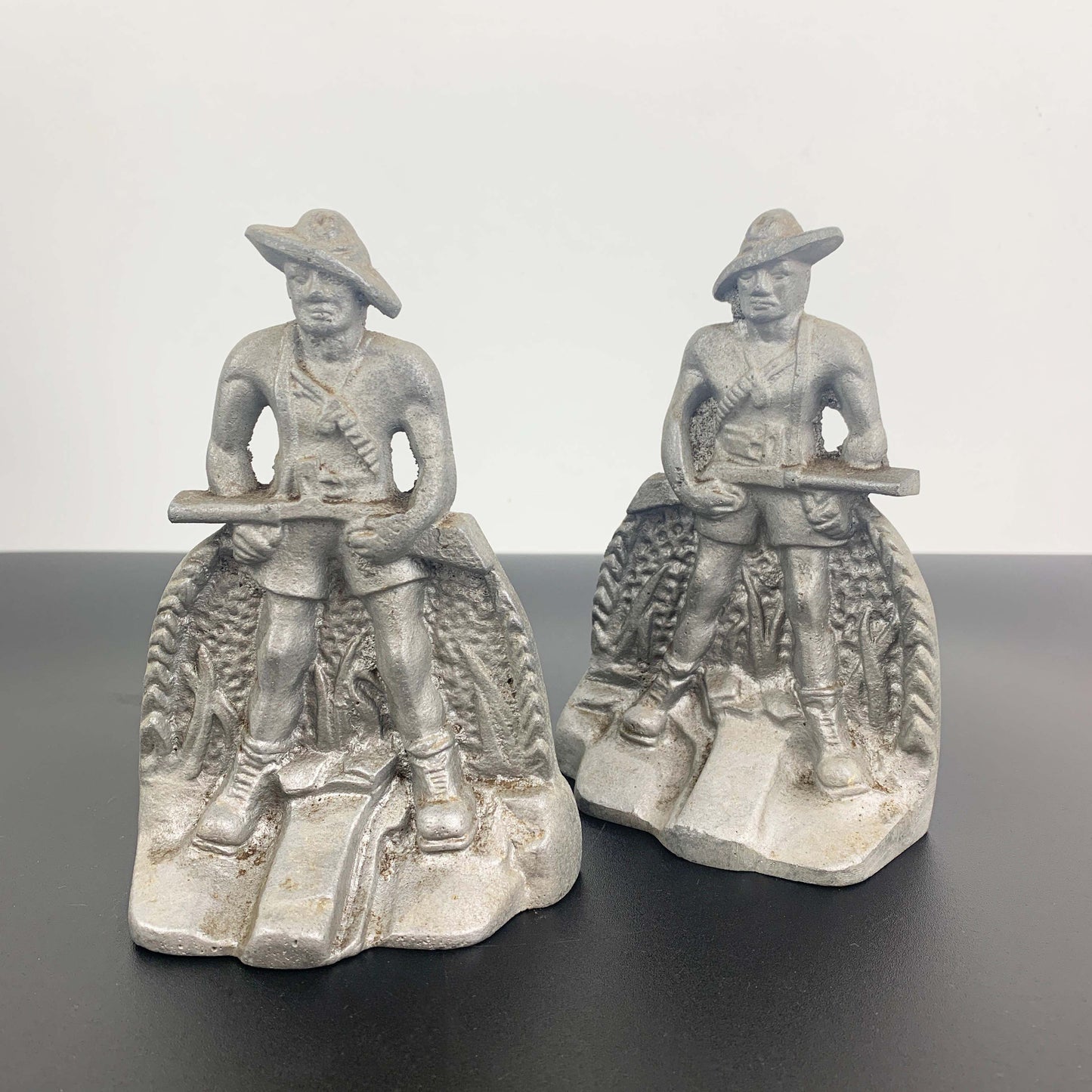Australian WWII Soldier Bookends