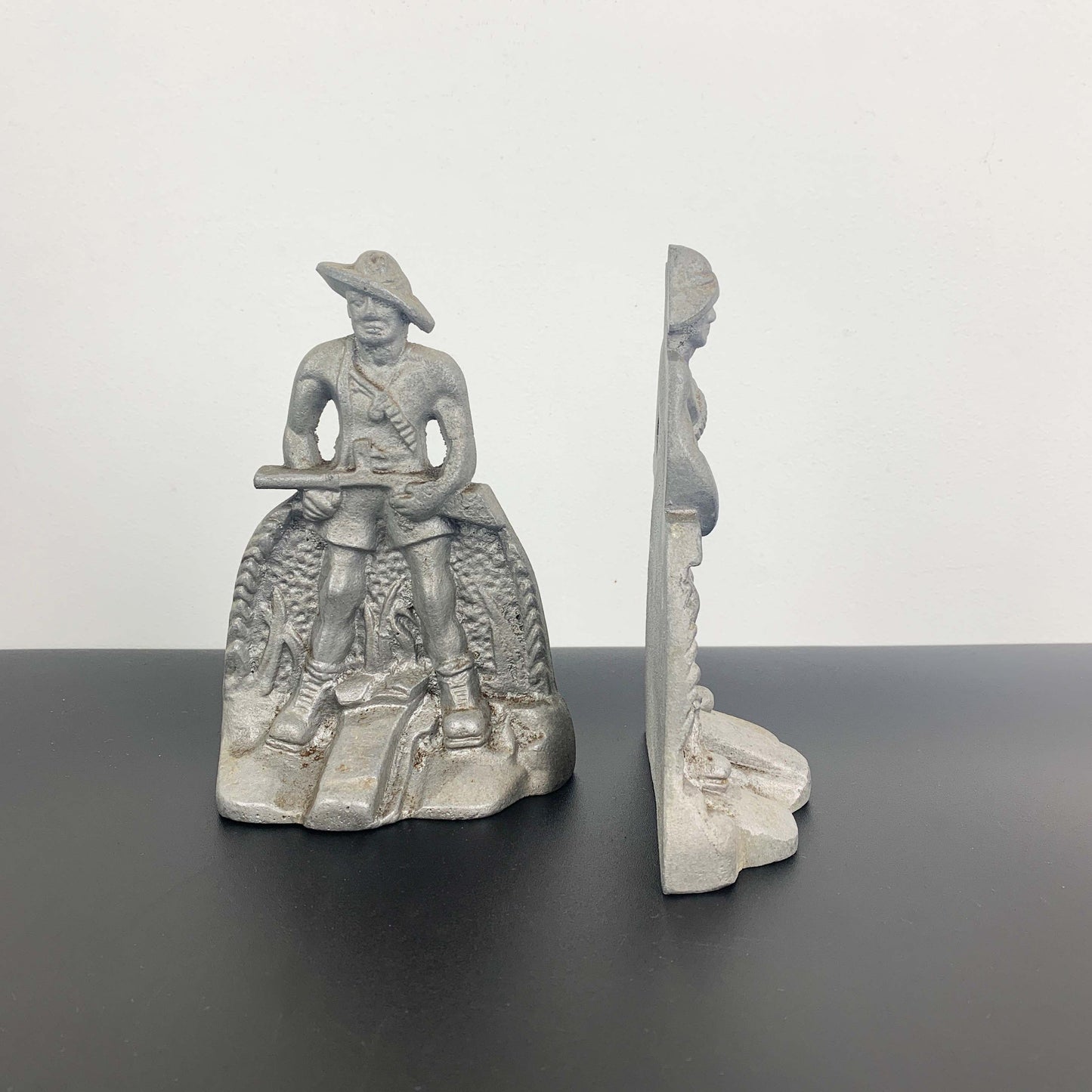 Australian WWII Soldier Bookends