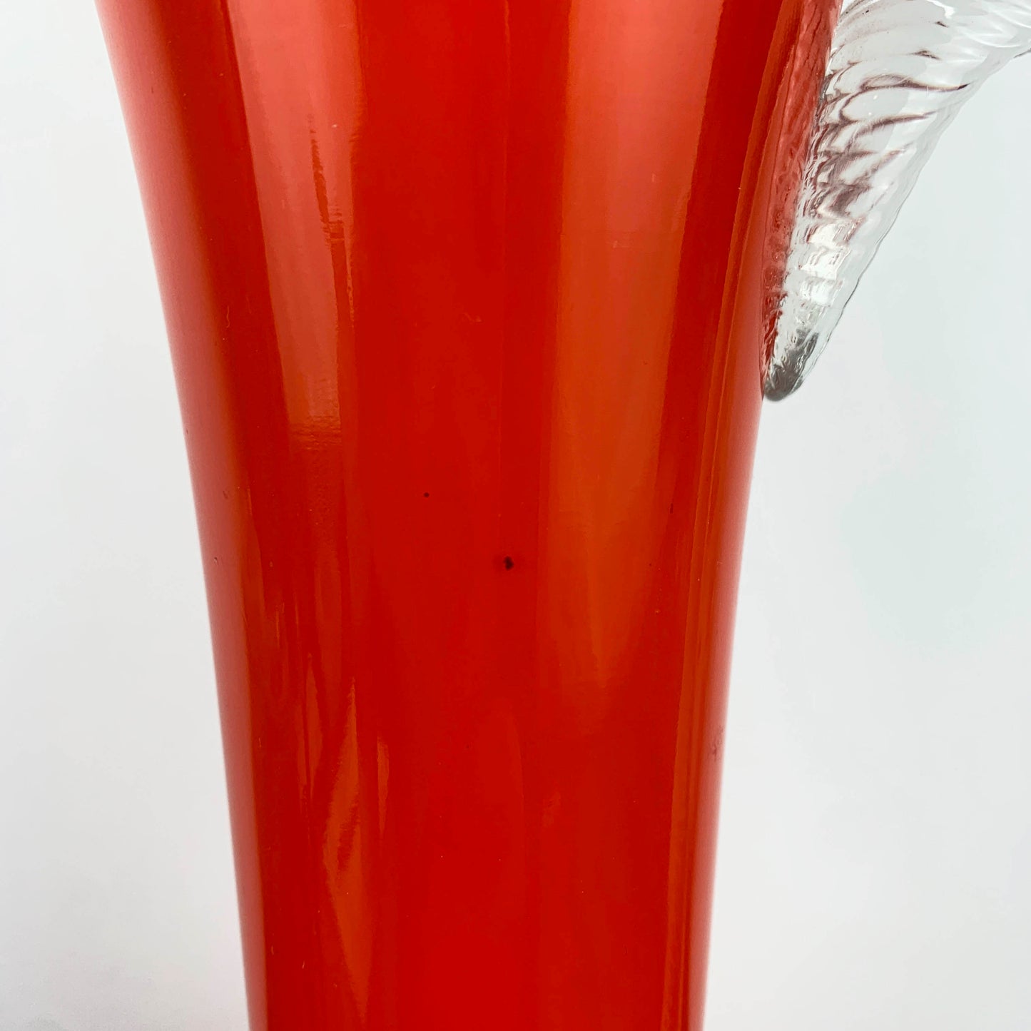 Stelvia Glass Orange Art Glass Pitcher