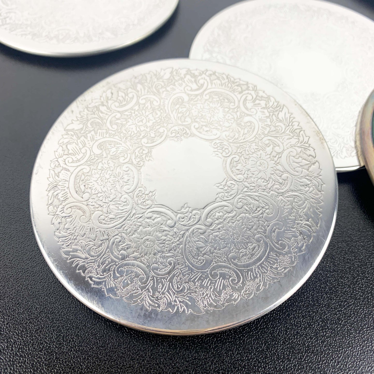 Strachan Australia Silver Plated Coaster - Boxed Set