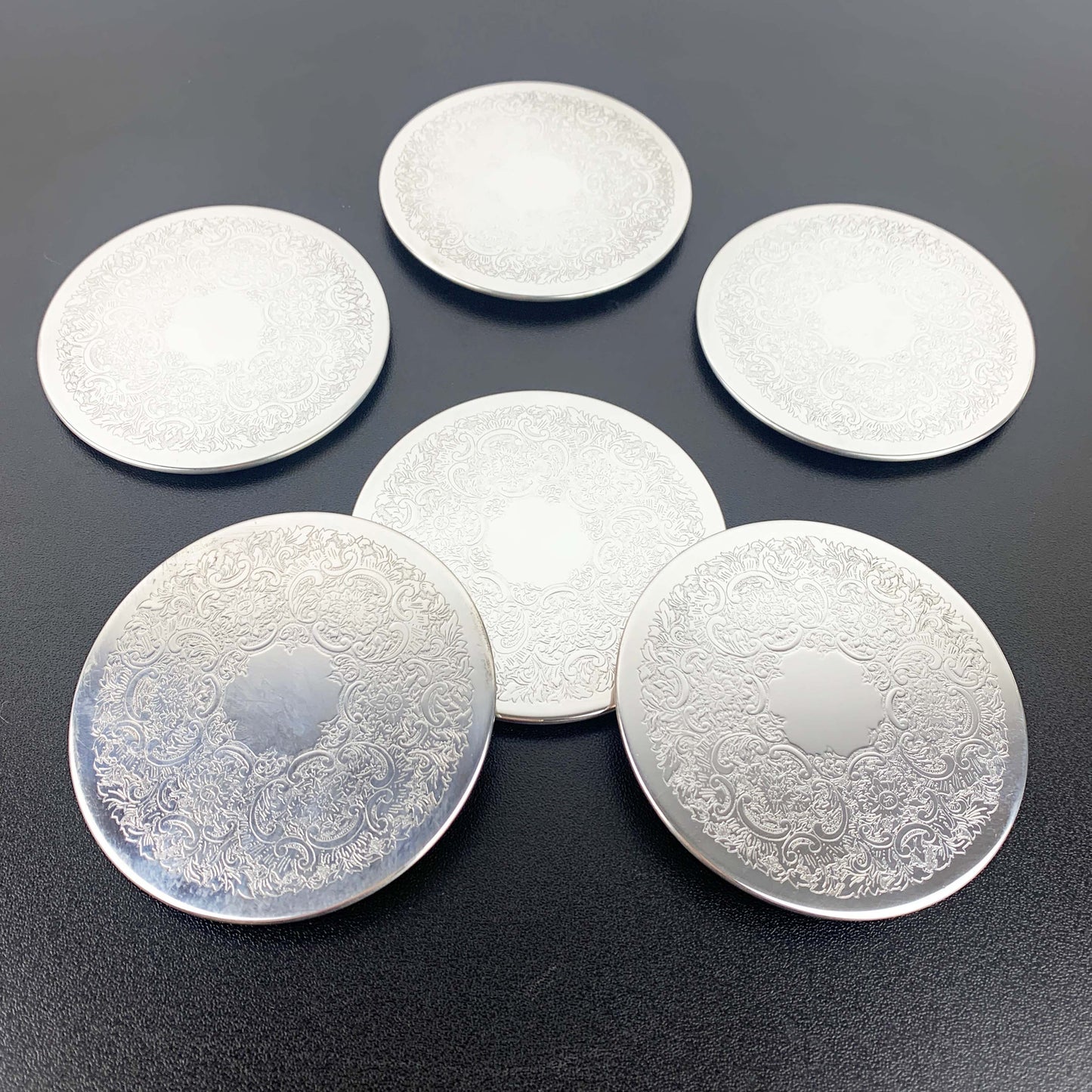 Strachan Australia Silver Plated Coaster - Boxed Set