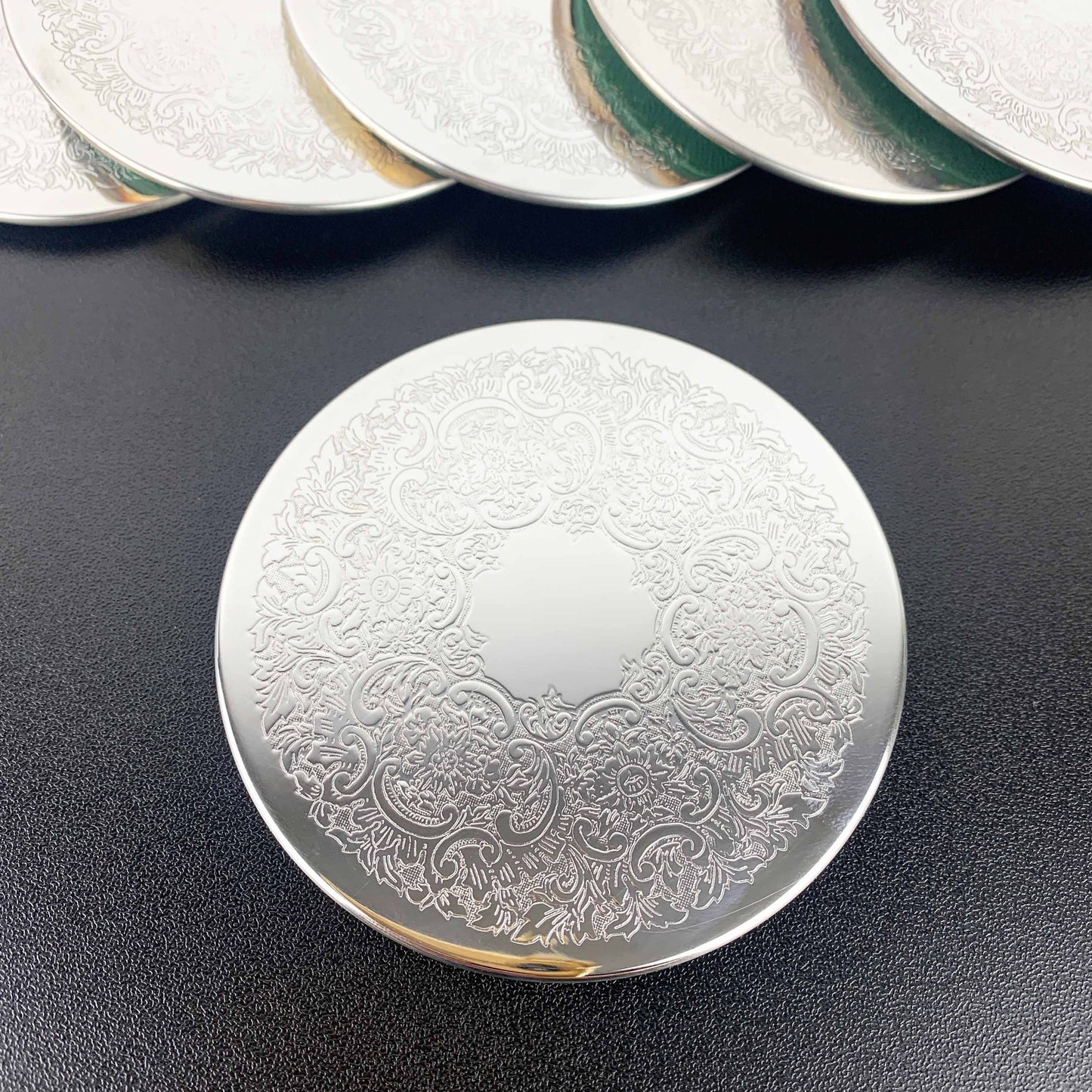 Strachan Australia Silver Plated Coaster - Boxed Set