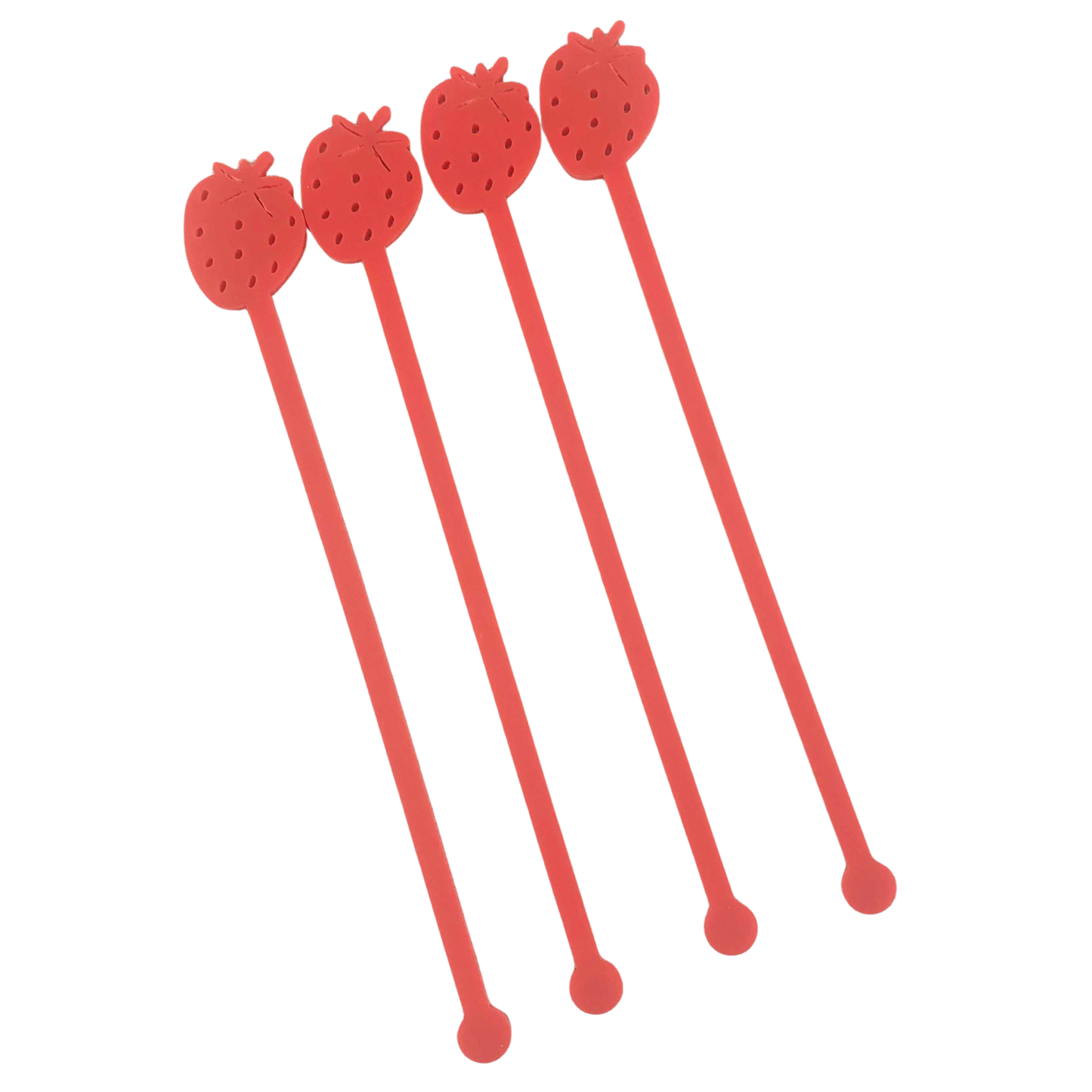 Strawberry Drink Stirrers