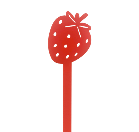 Strawberry Drink Stirrers