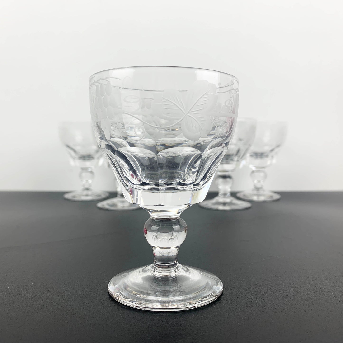 Stuart Crystal 'Audley' Liqueur and Aperitif Glass Set