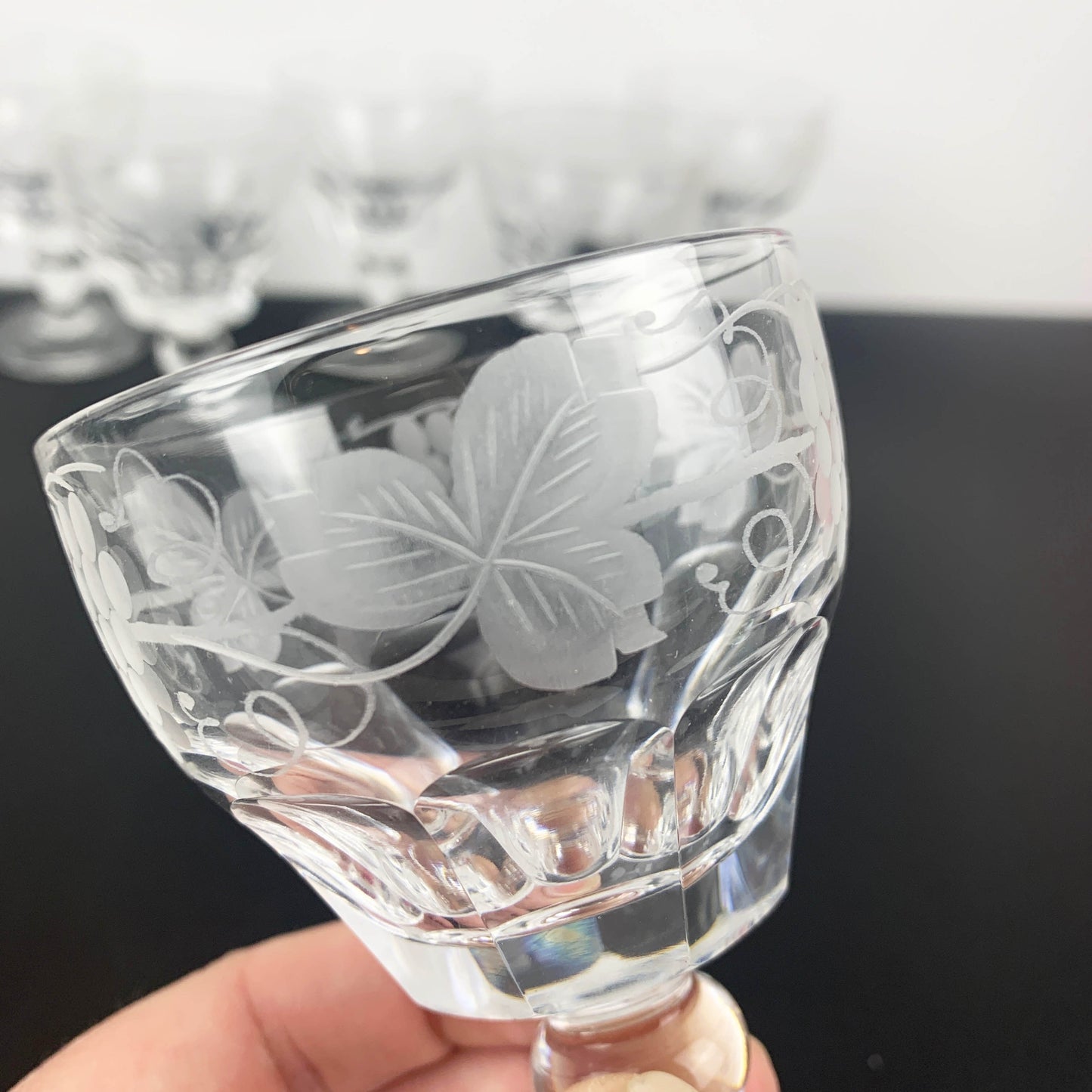 Stuart Crystal 'Audley' Liqueur and Aperitif Glass Set