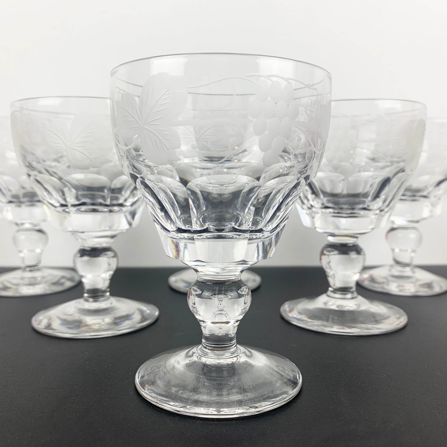 Stuart Crystal 'Audley' Liqueur and Aperitif Glass Set
