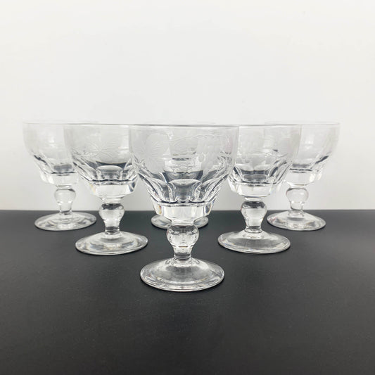 Stuart Crystal 'Audley' Liqueur and Aperitif Glass Set