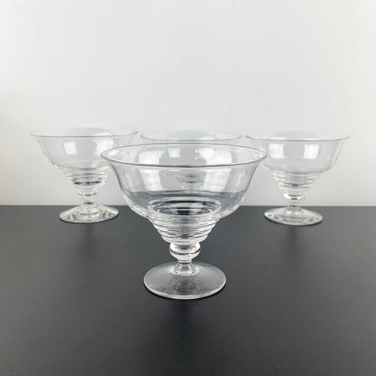 Stuart Crystal Stratford Ring Dessert Bowl Set