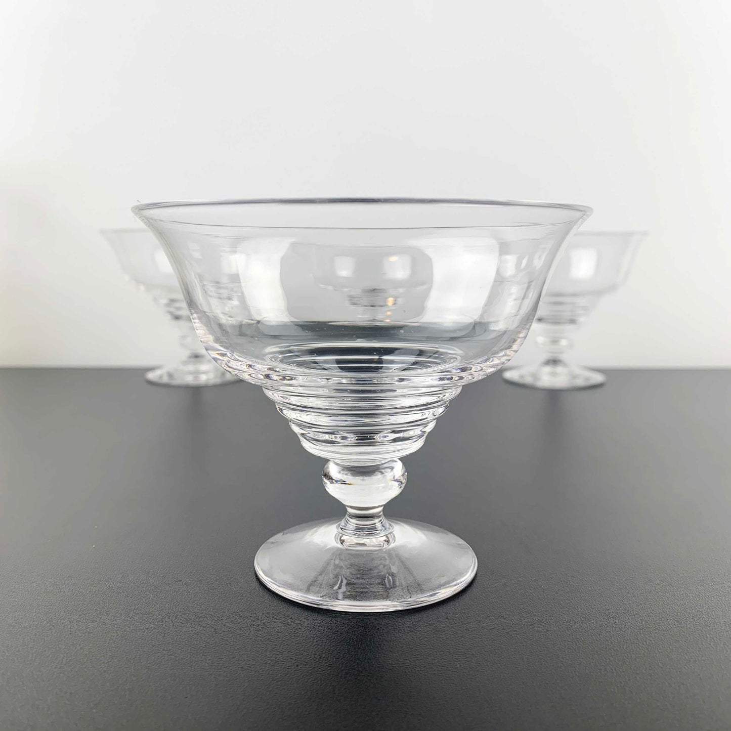 Stuart Crystal Stratford Ring Dessert Bowl Set
