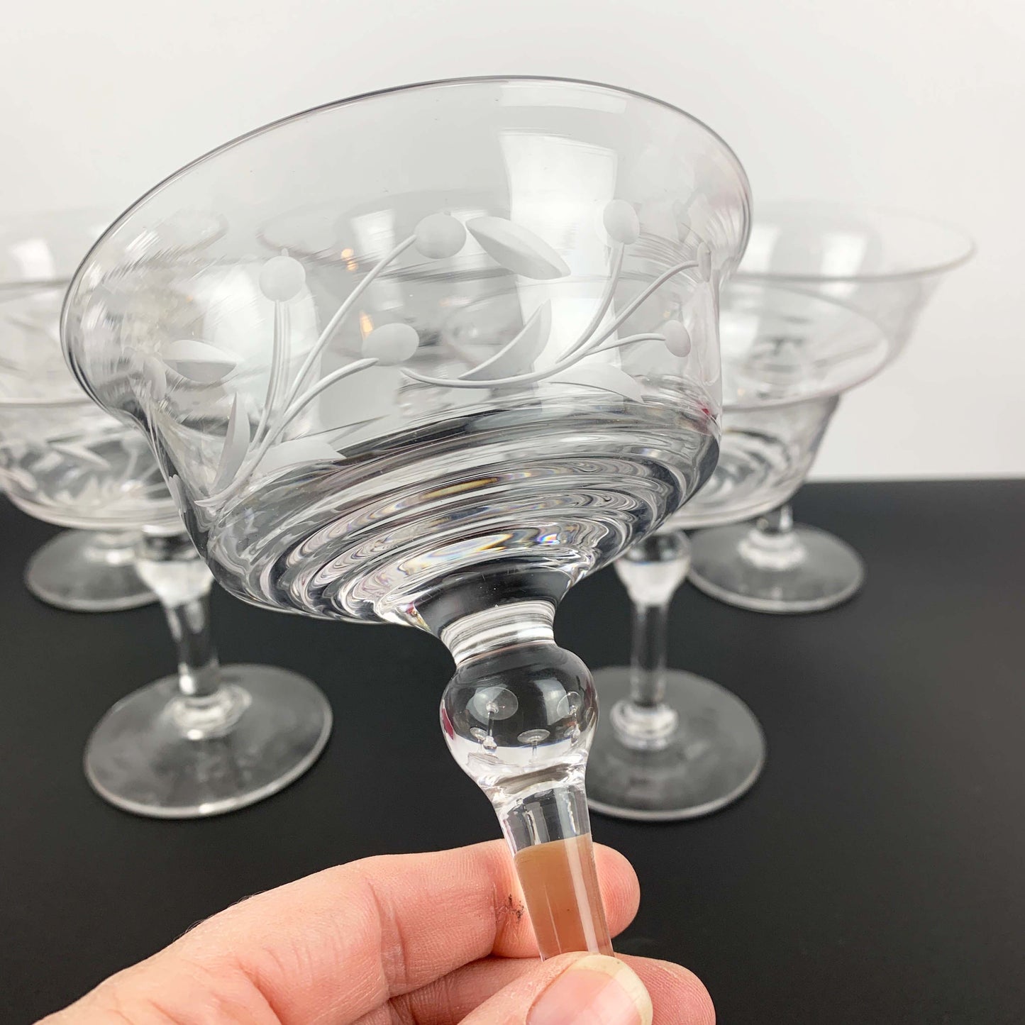 Stuart Crystal Art Deco Stemware Set