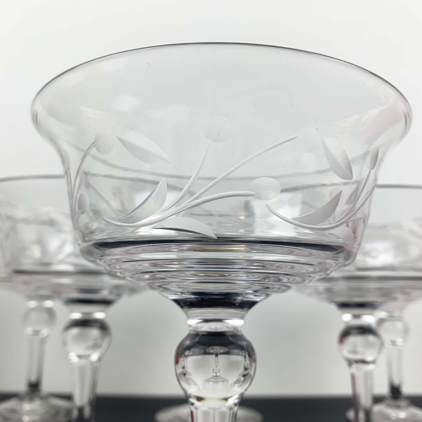 Stuart Crystal Art Deco Stemware Set