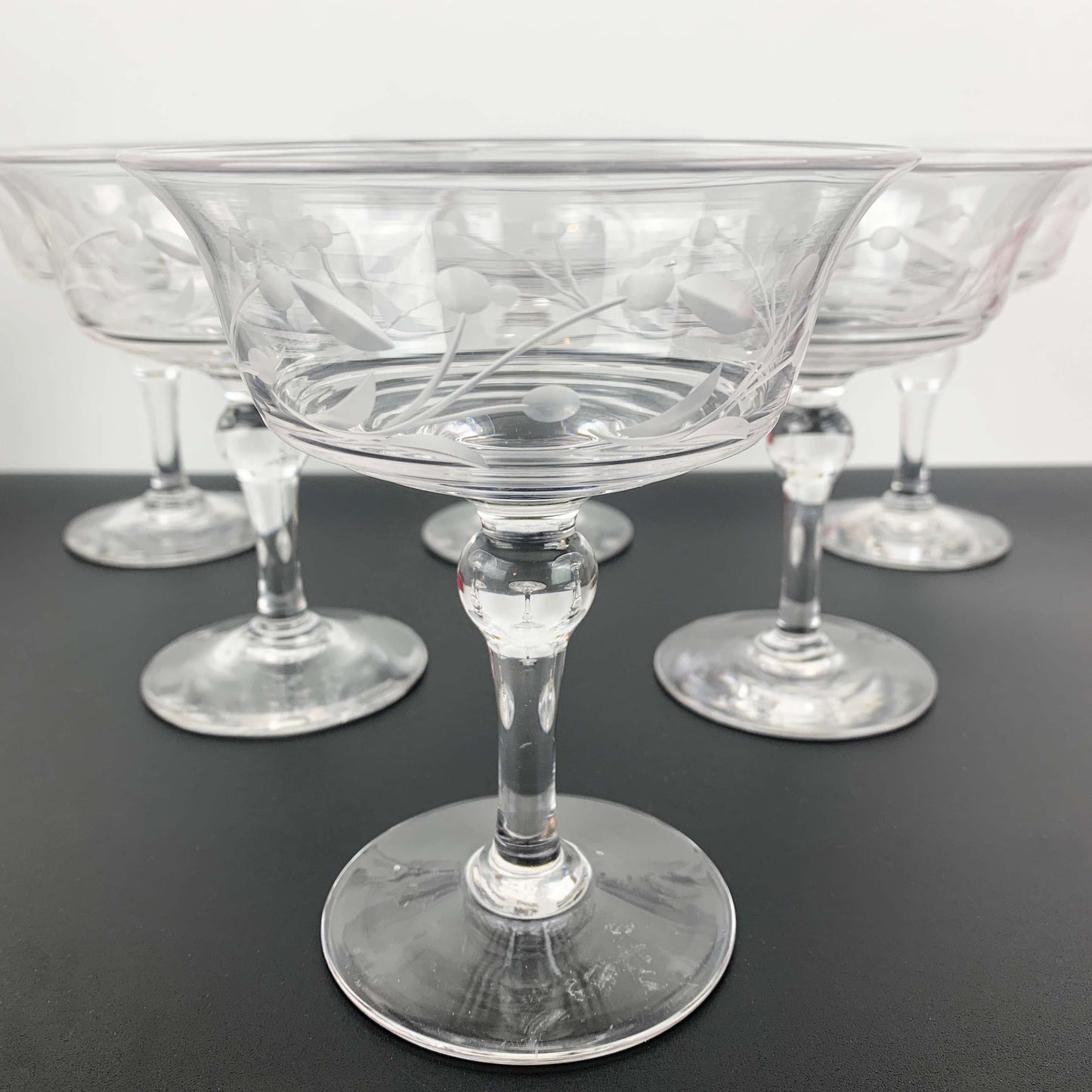 Stuart Crystal Art Deco Stemware Set