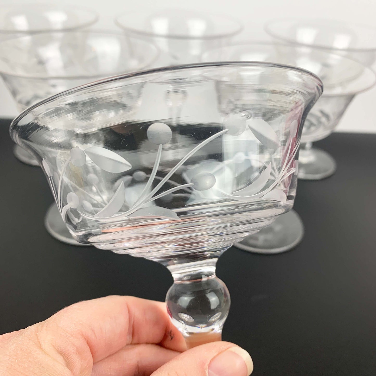 Stuart Crystal Art Deco Stemware Set