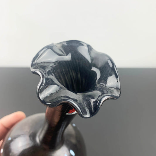 Studiolasi Finland Speckled Art Glass Bud Vase
