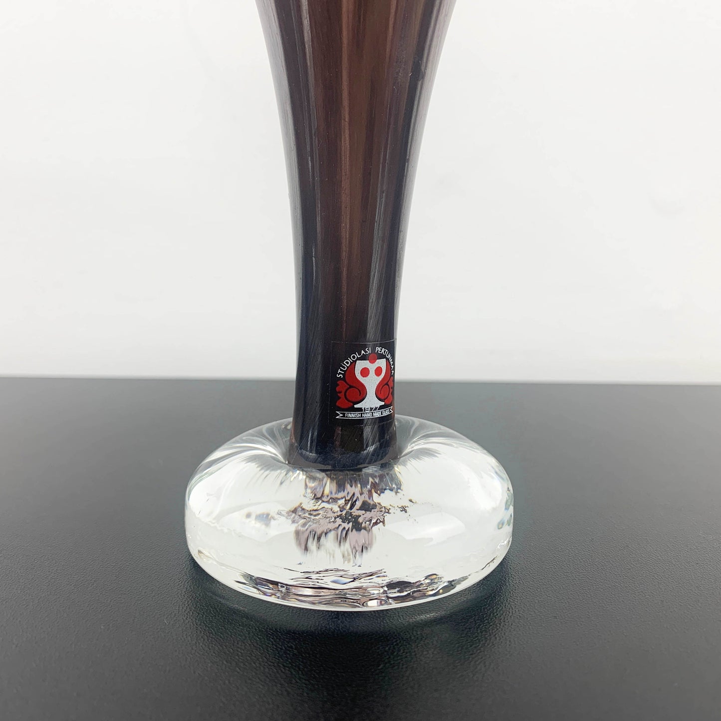 Studiolasi Finland Freeform Art Glass Bud Vase