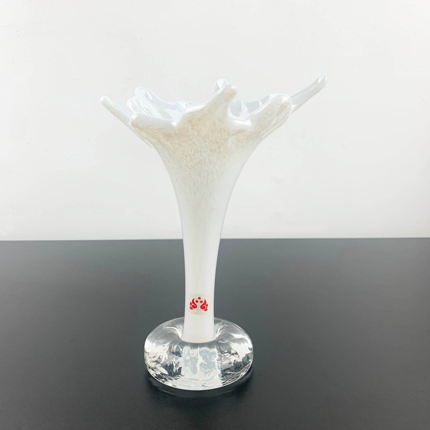 Studiolasi Finland Freeform Art Glass Bud Vase