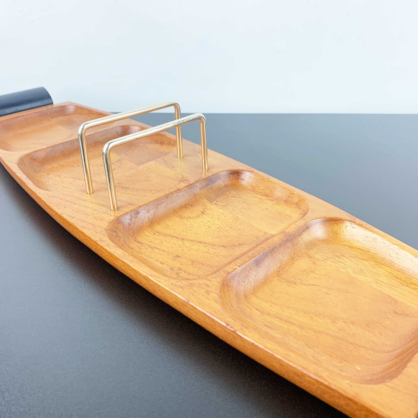Mid Century Teak Mens Valet