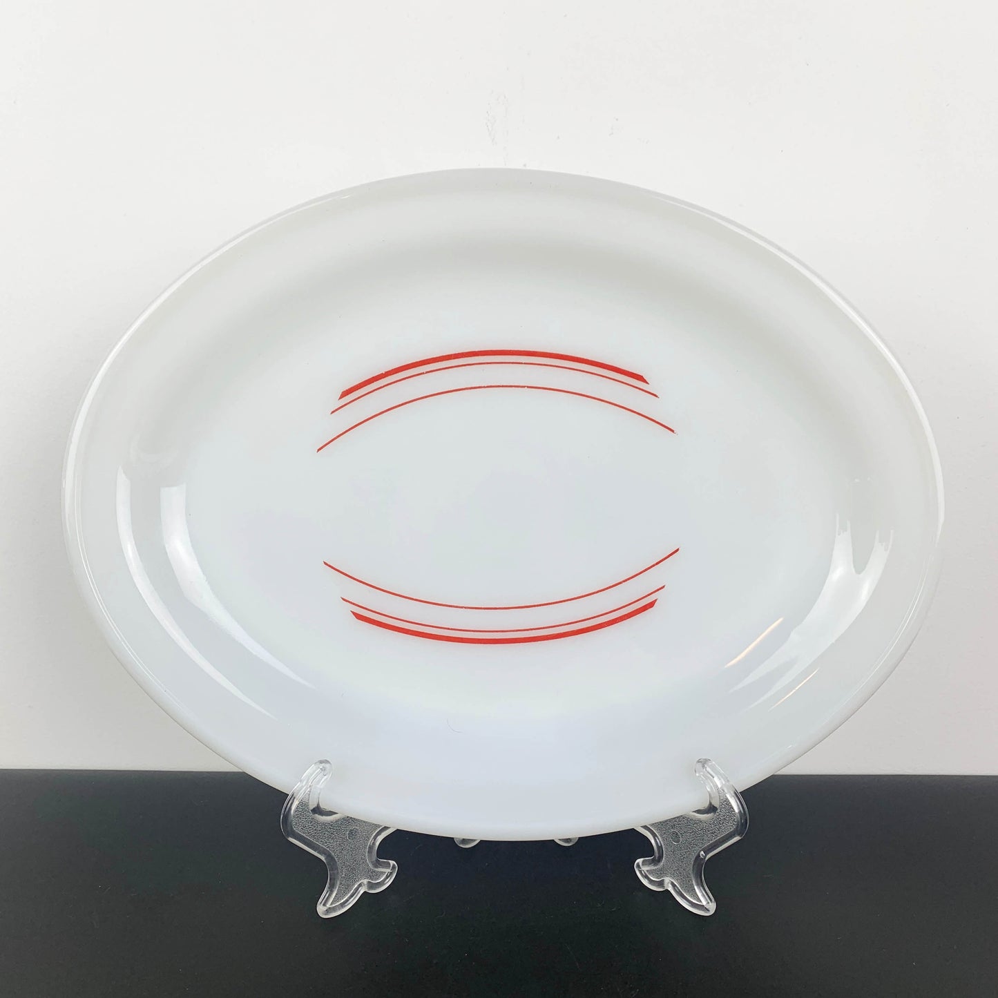 Termocrisa Mexico Red Line Oval Platter