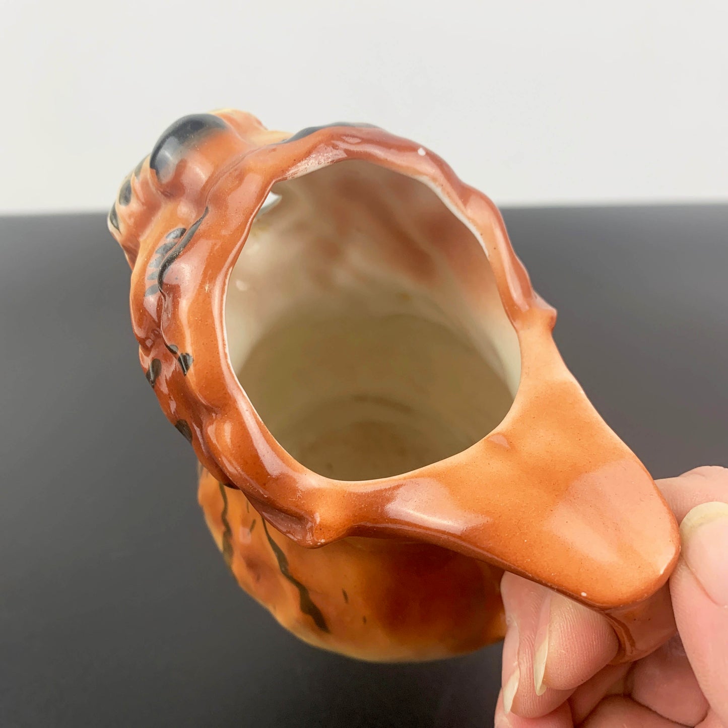 German Porcelain Small Tiger Jug
