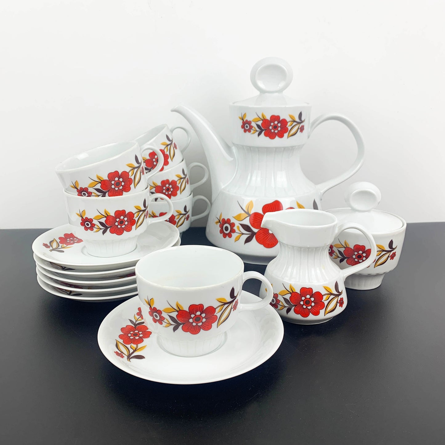 Tirschenreuth Germany Mid Century Coffee Service