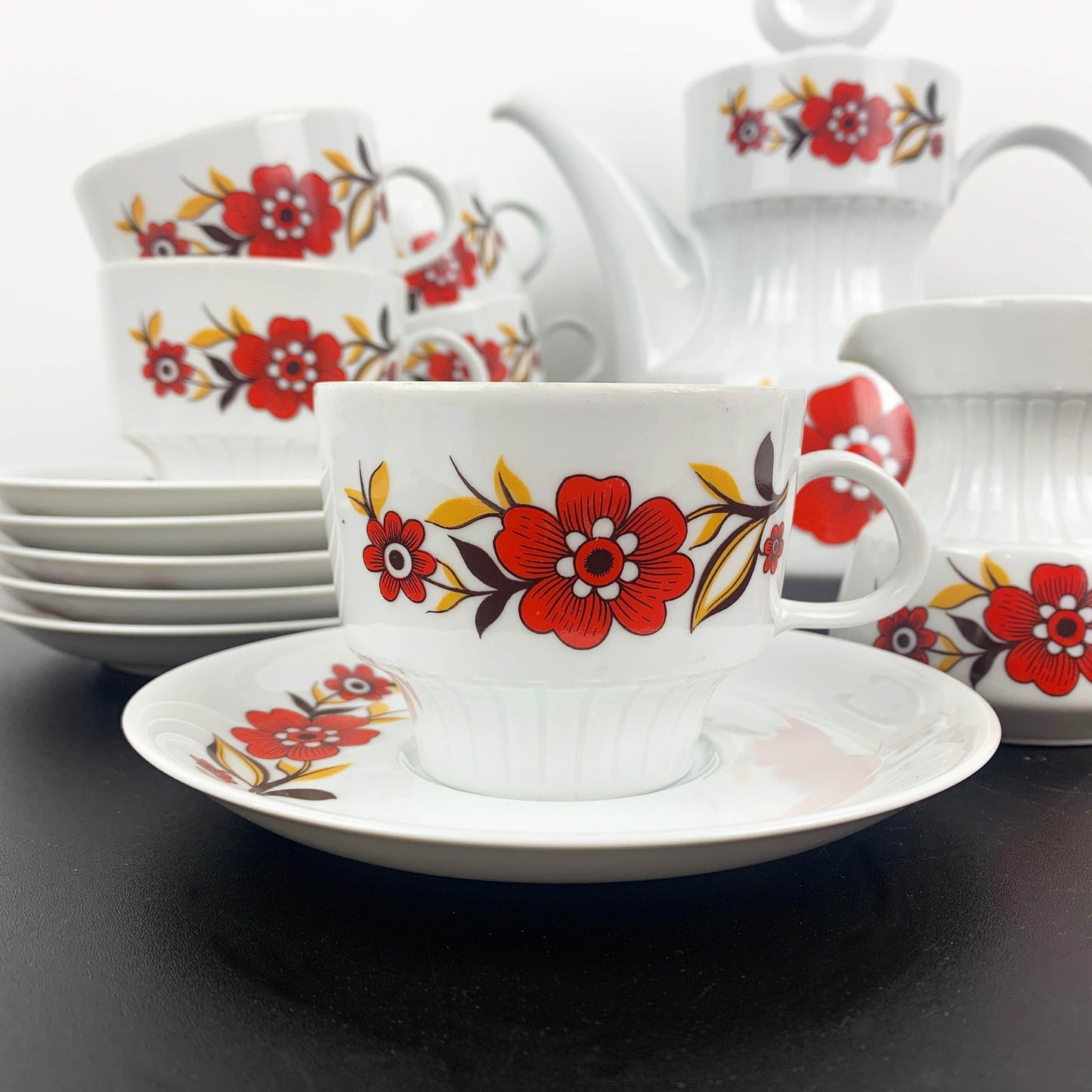 Tirschenreuth Germany Mid Century Coffee Service