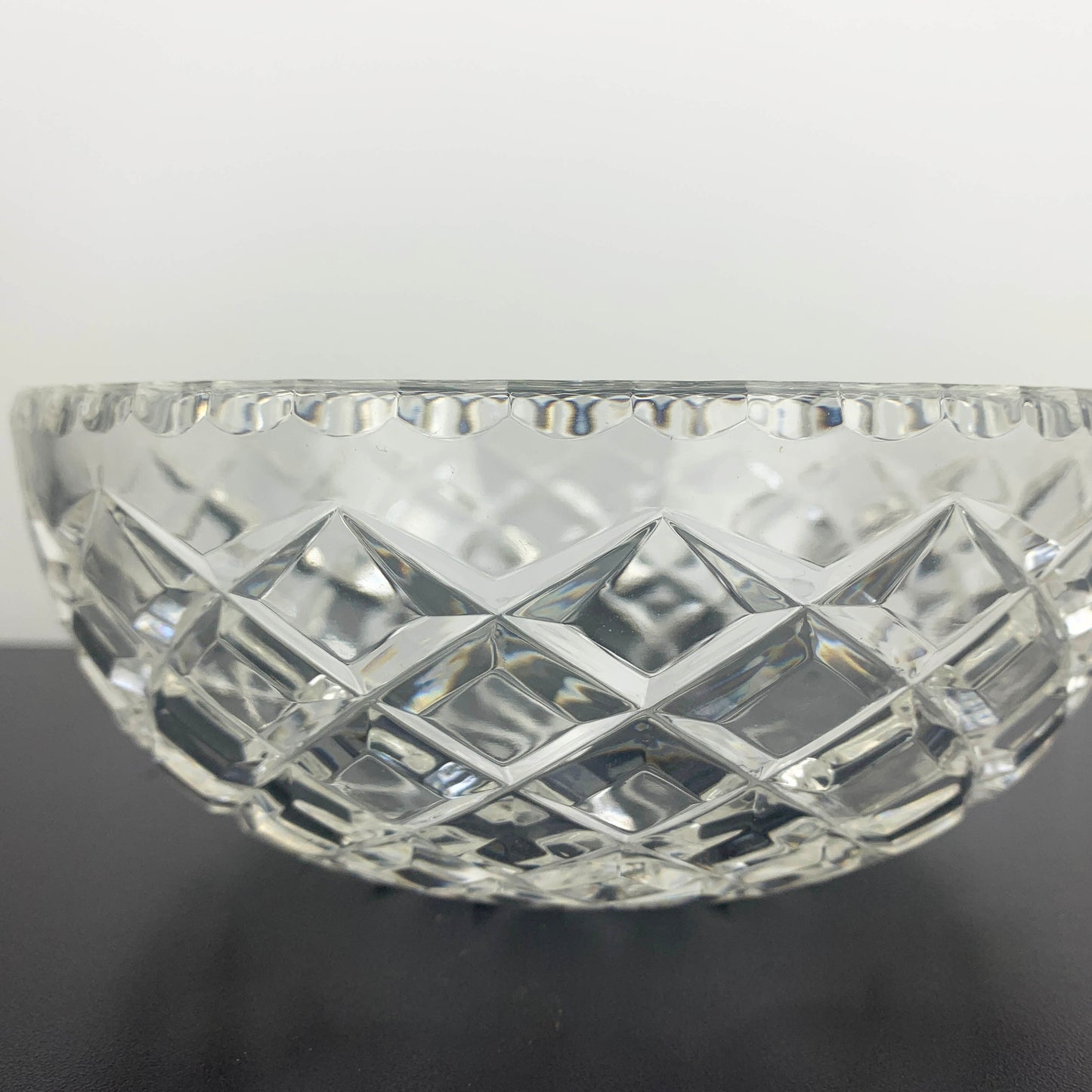 Bohemia Crystal Diamond Cut Salad Bowl
