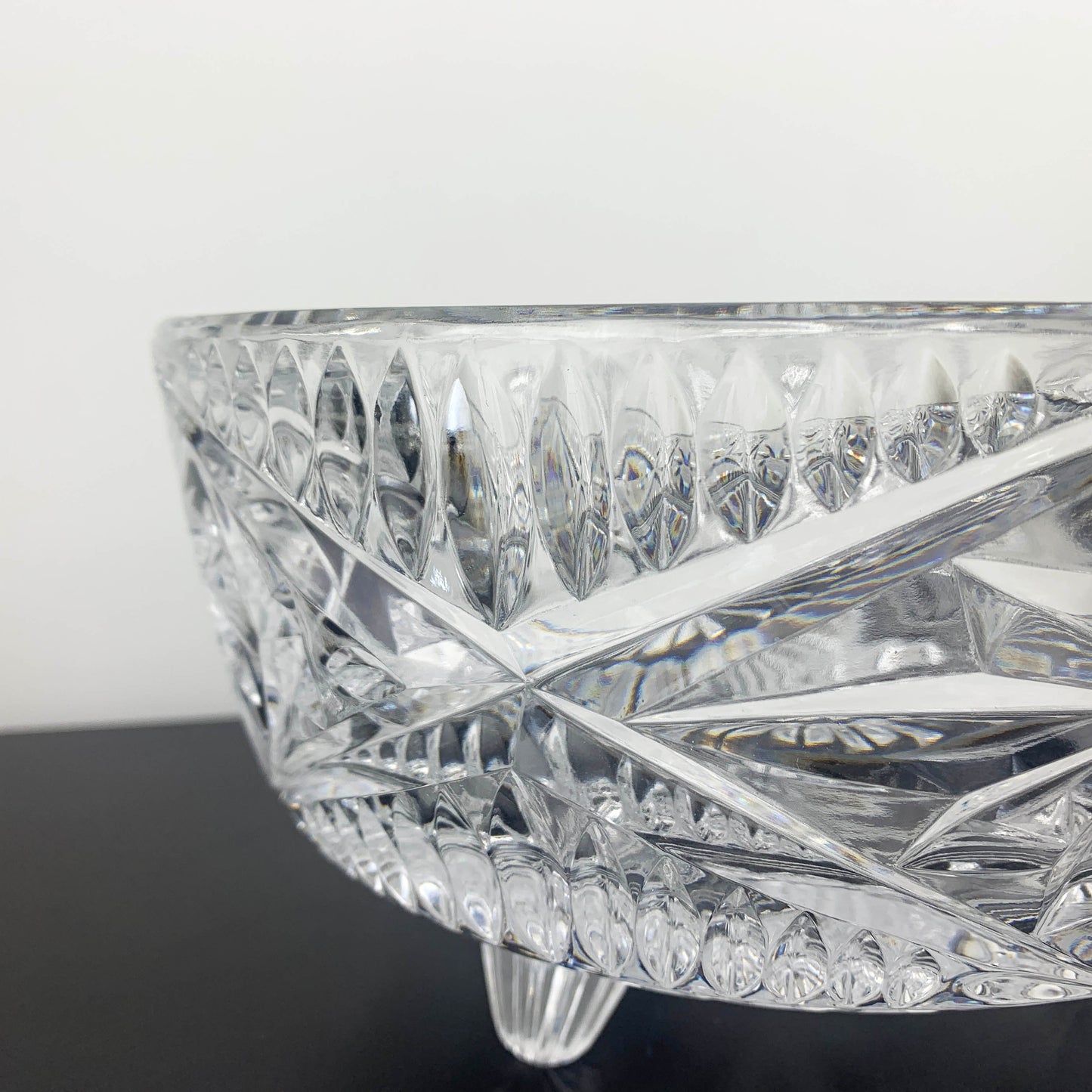Crystal Tri Foot Presentation Bowl