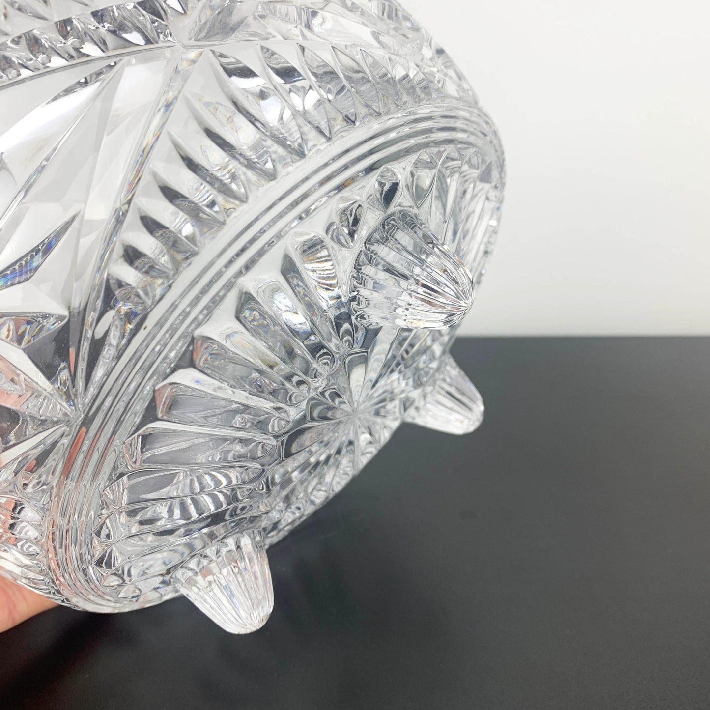 Crystal Tri Foot Presentation Bowl